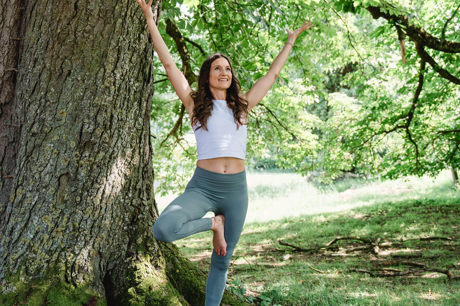 Sommeryoga um 08:15 in Schleißheim